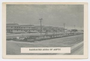 Primary view of object titled '[Camp Barkeley Barracks]'.