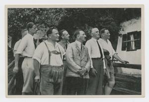 Primary view of object titled '[Adolf Hitler with German Men]'.