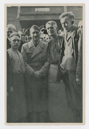 Primary view of object titled '[Adolf Hitler in Siemensstadt]'.