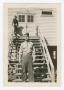 Photograph: [Soldiers on Barracks Steps]