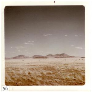 Primary view of object titled '[Barren landscape with small mountains in Big Bend]'.