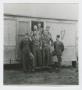 Photograph: [Soldiers In Front of Barrack]