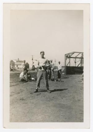 Primary view of object titled '[Soldiers Playing Baseball]'.