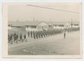 Photograph: [Troops By Barracks]