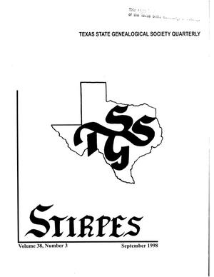 Stirpes, Volume 38, Number 3, September 1998
