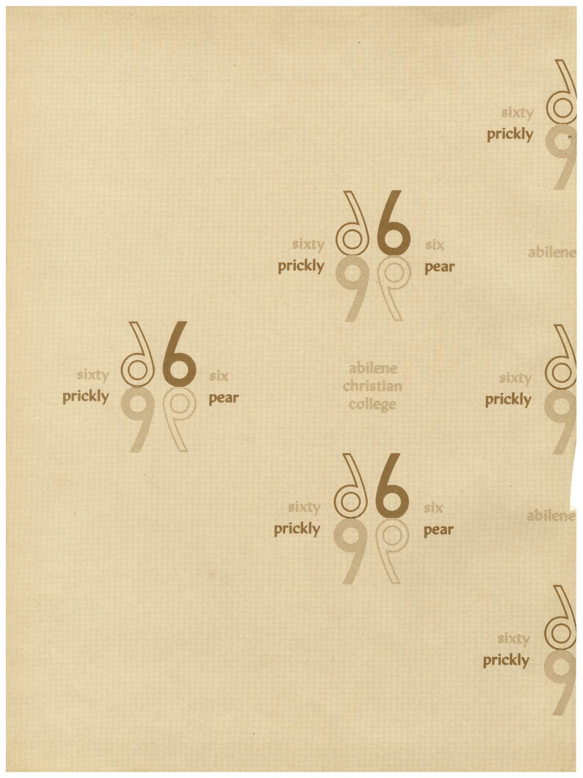 Prickly Pear, Yearbook of Abilene Christian College, 1966
                                                
                                                    Front Inside
                                                