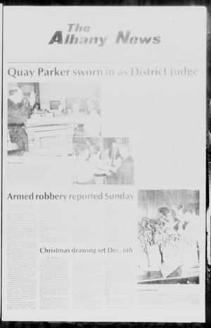 Primary view of object titled 'The Albany News (Albany, Tex.), Vol. [111], No. [24], Ed. 1 Thursday, November 27, 1986'.