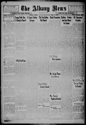 Primary view of object titled 'The Albany News (Albany, Tex.), Vol. 45, No. 30, Ed. 1 Friday, May 3, 1929'.