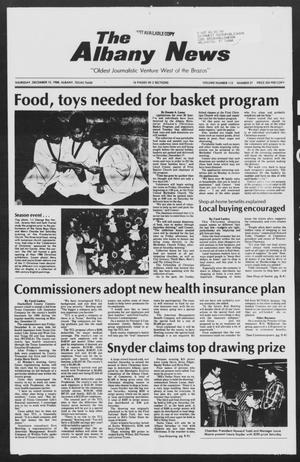 Primary view of object titled 'The Albany News (Albany, Tex.), Vol. 113, No. 27, Ed. 1 Thursday, December 15, 1988'.