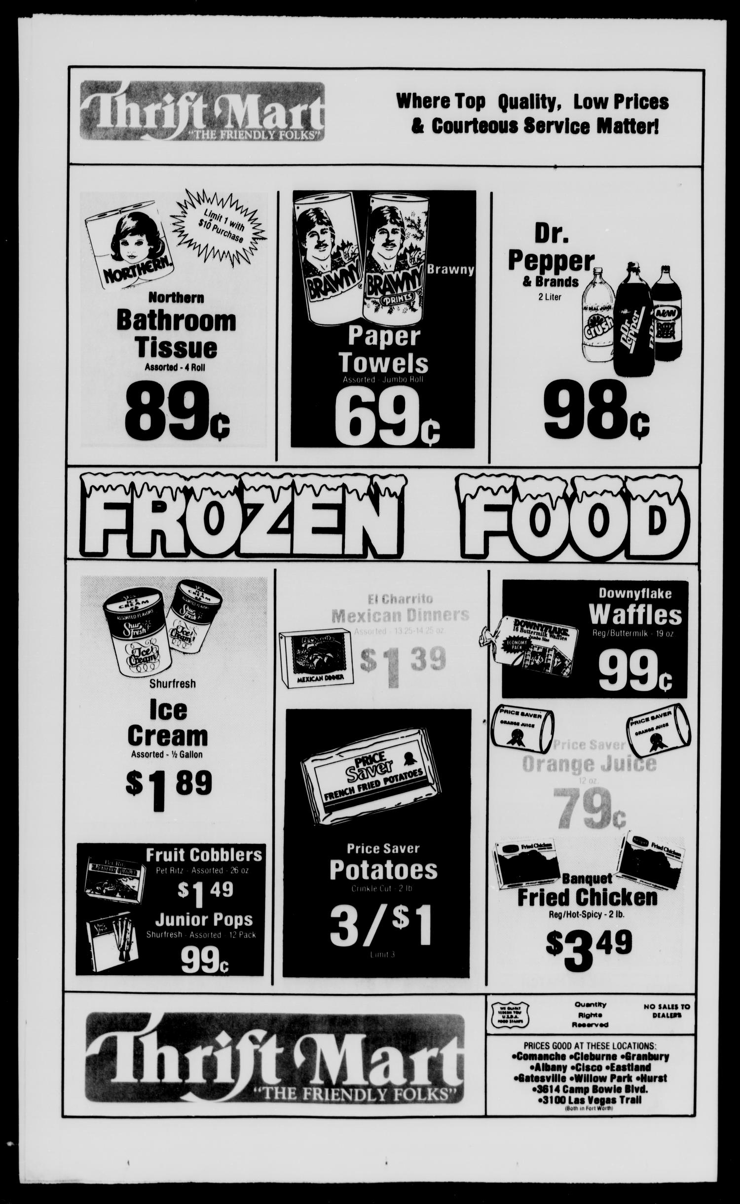 The Albany News (Albany, Tex.), Vol. 111, No. 50, Ed. 1 Thursday, May 28, 1987
                                                
                                                    [Sequence #]: 50 of 50
                                                