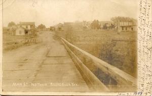 Primary view of object titled '[Bridge downtown Round Rock]'.