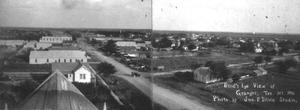 Primary view of object titled '[Aerial view of streets in Granger]'.