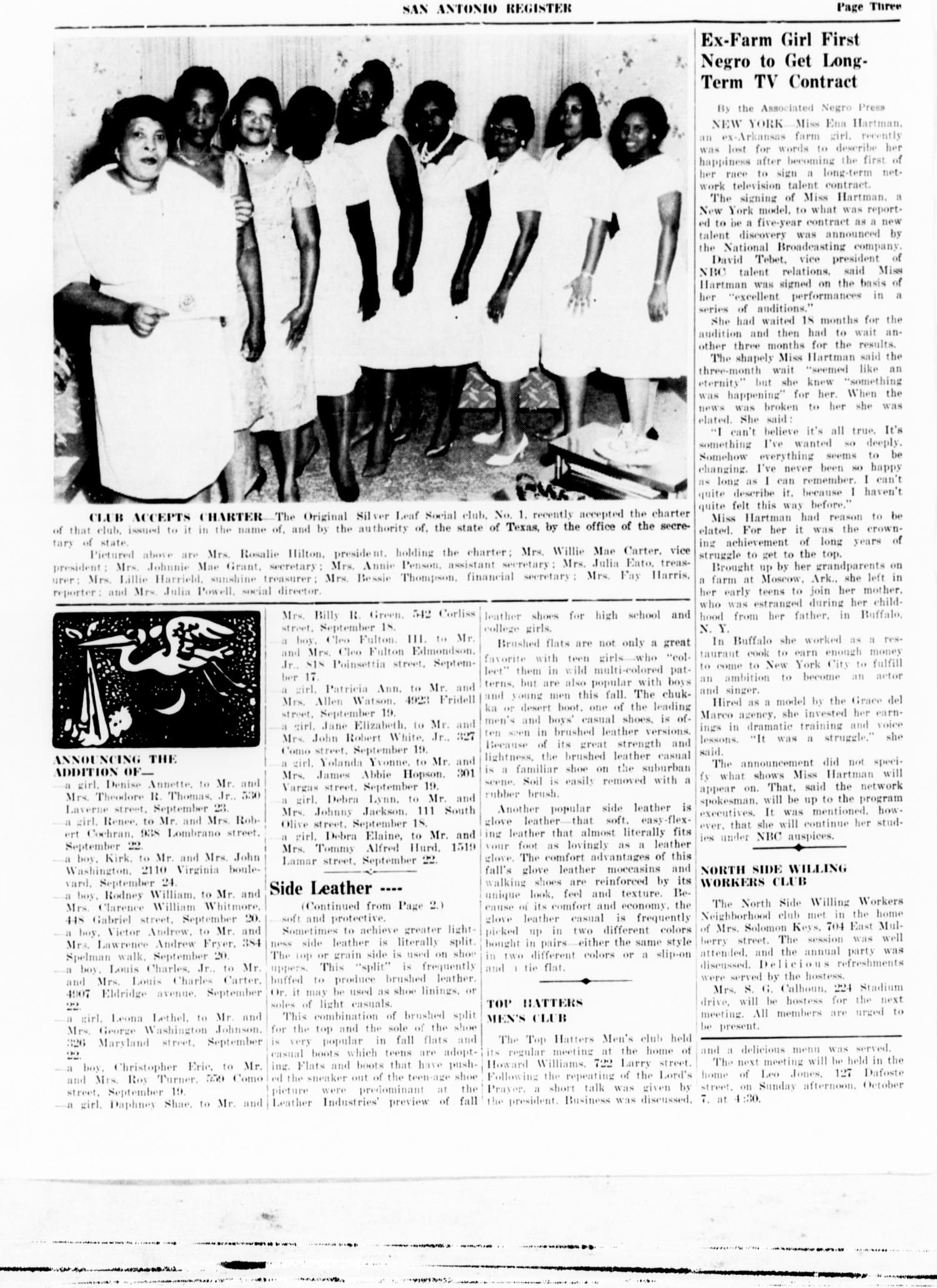 San Antonio Register (San Antonio, Tex.), Vol. 32, No. 31, Ed. 1 Friday, October 5, 1962
                                                
                                                    [Sequence #]: 11 of 12
                                                
