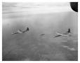 Photograph: B-36B's and B-25 in Formation