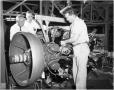Photograph: Preparation of a Ford engine