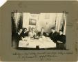 Primary view of [Photograph of Men Dining]