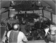 Photograph: XC-99 flight deck during flight