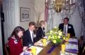 Photograph: [Photograph of Meal at 1994 Alumni Meeting]