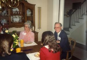 Primary view of object titled '[Photograph of Dinner at Alumni Meeting]'.