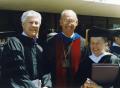Primary view of [Photograph of Dr. Fletcher after Commencement]