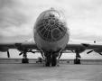 Photograph: B-36 #53 nose head on view