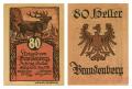 Physical Object: [Voucher from Germany in the denomination of 80 heller]