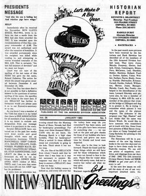 Primary view of object titled 'Hellcat News, (Godfrey, Ill.), Vol. 36, No. 5, Ed. 1, January 1983'.