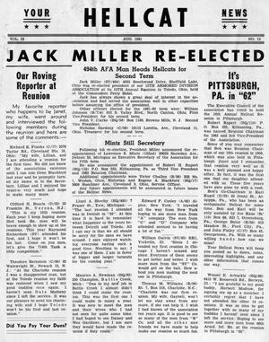 Primary view of object titled 'Hellcat News, (Detroit, Mich.), Vol. 15, No. 12, Ed. 1, August 1961'.
