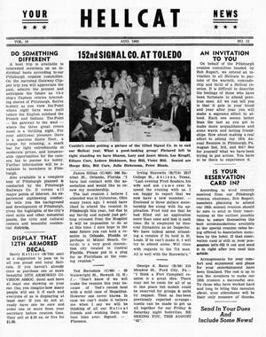 Primary view of object titled 'Hellcat News, (Detroit, Mich.), Vol. 16, No. 12, Ed. 1, August 1962'.