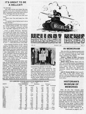 Primary view of object titled 'Hellcat News, (Springfield, Ill.), Vol. 31, No. 11, Ed. 1, August 1977'.