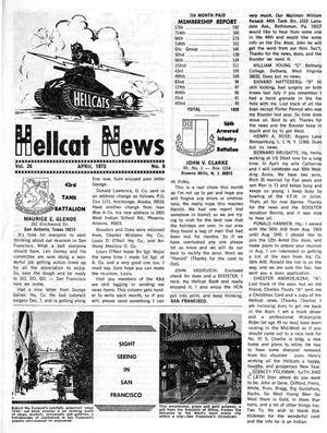 Primary view of Hellcat News, (Maple Park, Ill.), Vol. 26, No. 8, Ed. 1, April 1973