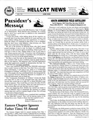 Primary view of object titled 'Hellcat News, (Fullerton, Calif.), Vol. 59, No. 10, Ed. 1, June 2006'.