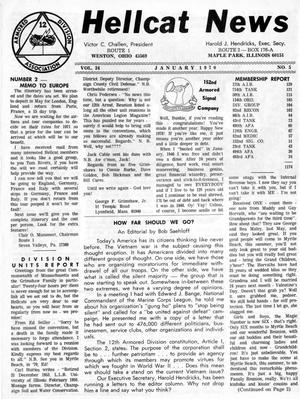 Primary view of object titled 'Hellcat News, (Maple Park, Ill.), Vol. 24, No. 5, Ed. 1, January 1960'.