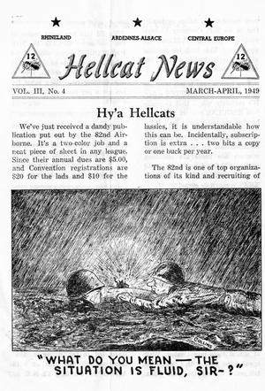Primary view of object titled 'Hellcat News, (Wilkinsburg, Pa.), Vol. 3, No. 4, Ed. 1, March/April 1949'.