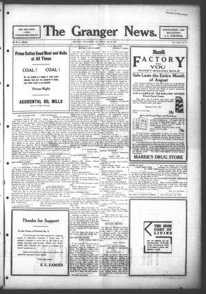 The Granger News. (Granger, Tex.), Vol. 31, No. 35, Ed. 1 Thursday, July 29, 1926