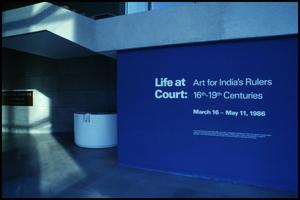 Primary view of object titled 'Life at Court: Art for India's Rulers, 16th-19th Centuries [Exhibition Photographs]'.