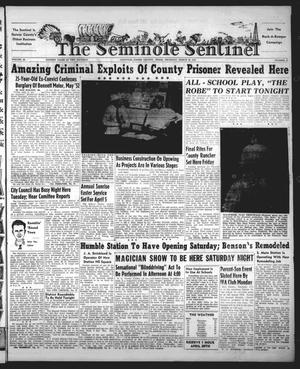 Primary view of object titled 'The Seminole Sentinel (Seminole, Tex.), Vol. 46, No. 17, Ed. 1 Thursday, March 26, 1953'.