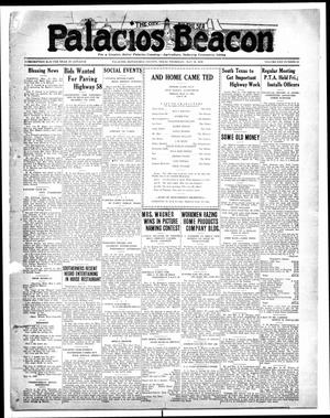Primary view of object titled 'Palacios Beacon (Palacios, Tex.), Vol. 22, No. 20, Ed. 1 Thursday, May 16, 1929'.