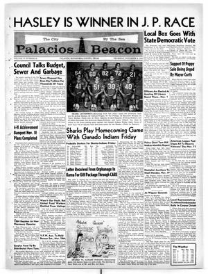 Primary view of object titled 'Palacios Beacon (Palacios, Tex.), Vol. 55, No. 45, Ed. 1 Thursday, November 8, 1962'.