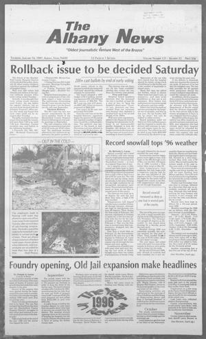 Primary view of object titled 'The Albany News (Albany, Tex.), Vol. 121, No. 33, Ed. 1 Thursday, January 16, 1997'.