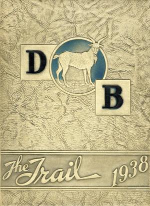 Primary view of object titled 'The Trail, Yearbook of Daniel Baker College, 1938'.
