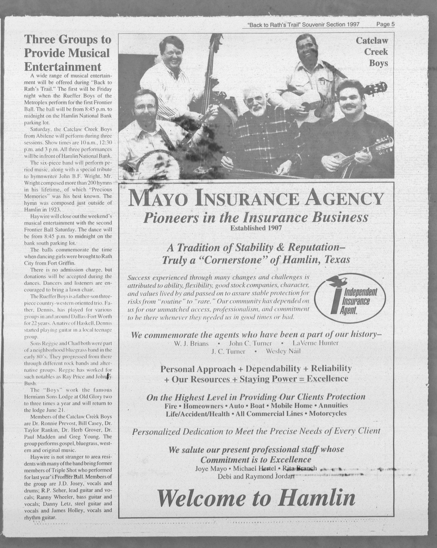 The Albany News (Albany, Tex.), Vol. 122, No. 1, Ed. 1 Thursday, June 5, 1997
                                                
                                                    [Sequence #]: 15 of 66
                                                
