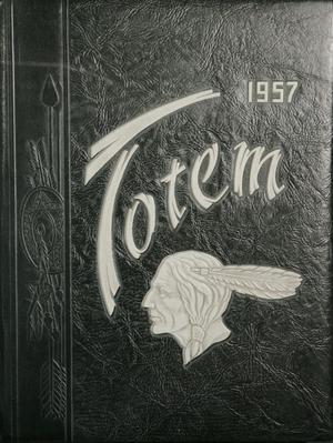 Primary view of object titled 'The Totem, Yearbook of McMurry College, 1957'.