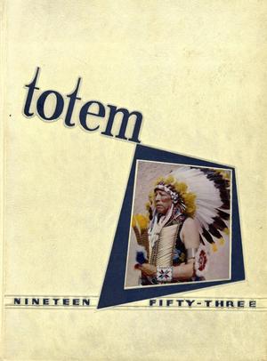 Primary view of object titled 'The Totem, Yearbook of McMurry College, 1953'.