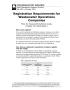 Primary view of Registration Requirements for Wastewater Operations Companies