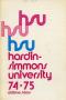 Book: Catalog of Hardin-Simmons University, 1974-1975
