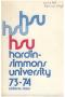 Book: Catalog of Hardin-Simmons University, 1973-1974