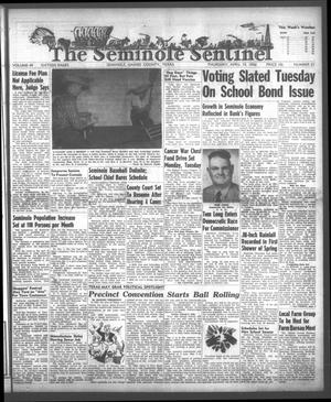 Primary view of object titled 'The Seminole Sentinel (Seminole, Tex.), Vol. 49, No. 21, Ed. 1 Thursday, April 19, 1956'.