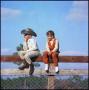 Thumbnail image of item number 1 in: '[Two children sitting on a wooden fence]'.