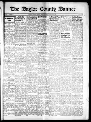 Primary view of object titled 'The Baylor County Banner (Seymour, Tex.), Vol. 51, No. 22, Ed. 1 Thursday, January 31, 1946'.